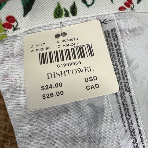 Anthropologie Natalie Hedgehog Dish Towel - Picture 4 of 4